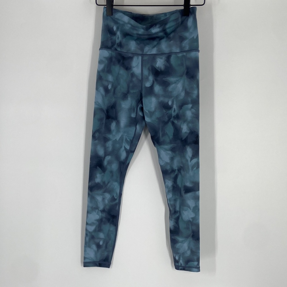 Athleta Blue Elation Leggings Size XS Gently Used